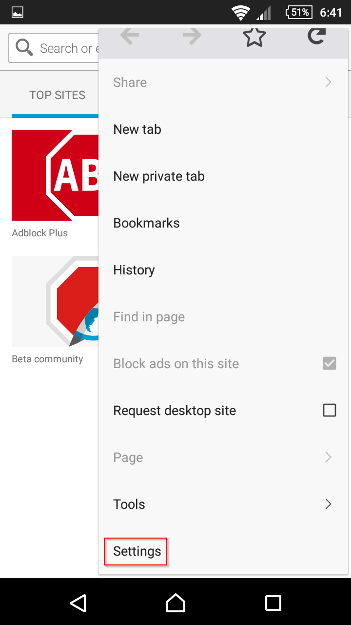 google chrome ad blocker settings