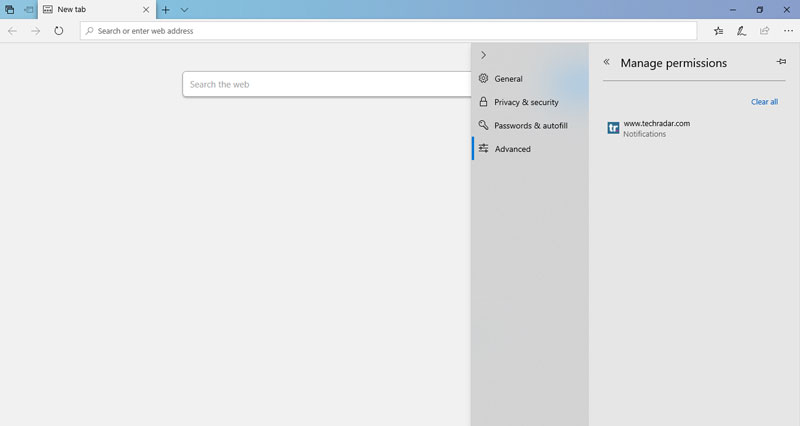 Edge - How to Block Website Notifications