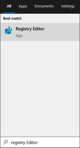 launch registry editor