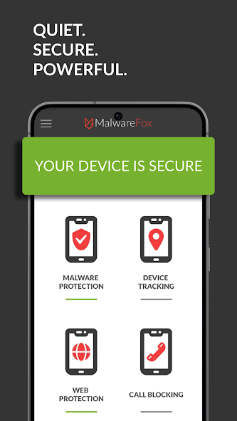 MalwareFox Android — Dashboard